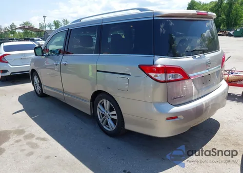 2011 Nissan Quest Sl из США, поврежденный, VIN JN8AE2KP5B9010621